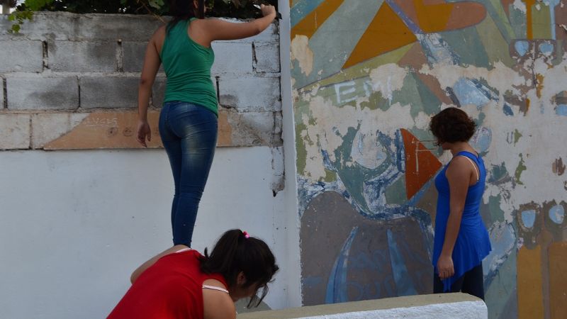 Jóvenes refaccionan La Ermita en Valle Viejo