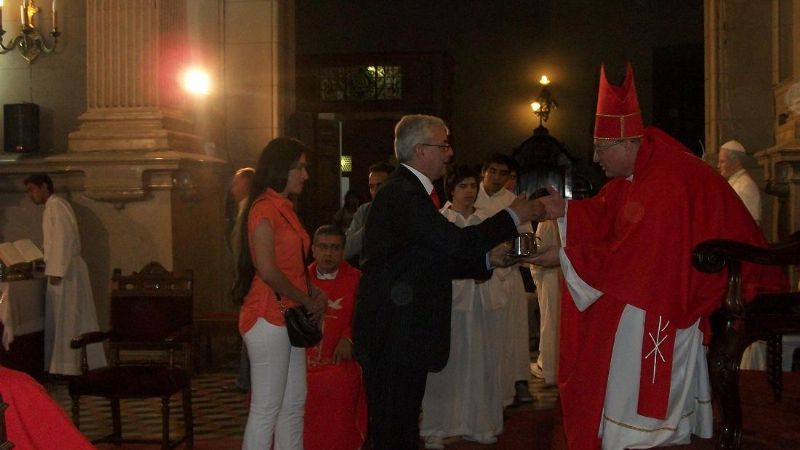 Homenaje de los intendentes a la Virgen del Valle