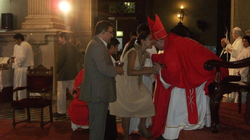 Homenaje de los intendentes a la Virgen del Valle