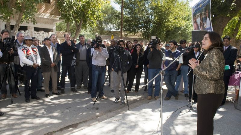 Lucía inauguró un Centro de Control Minero-Ambiental
