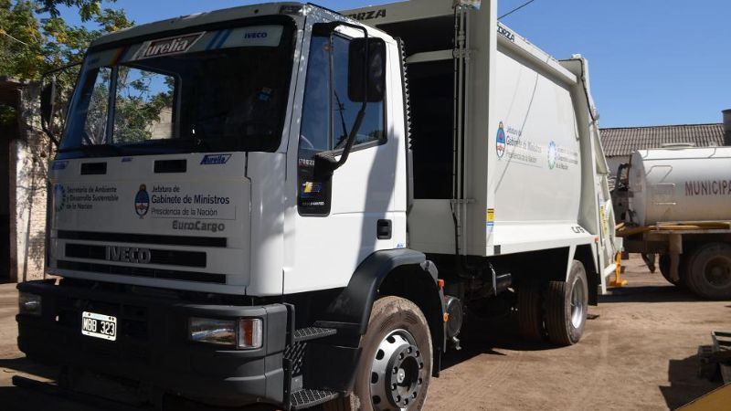 Nuevo camión compactador para las chacras