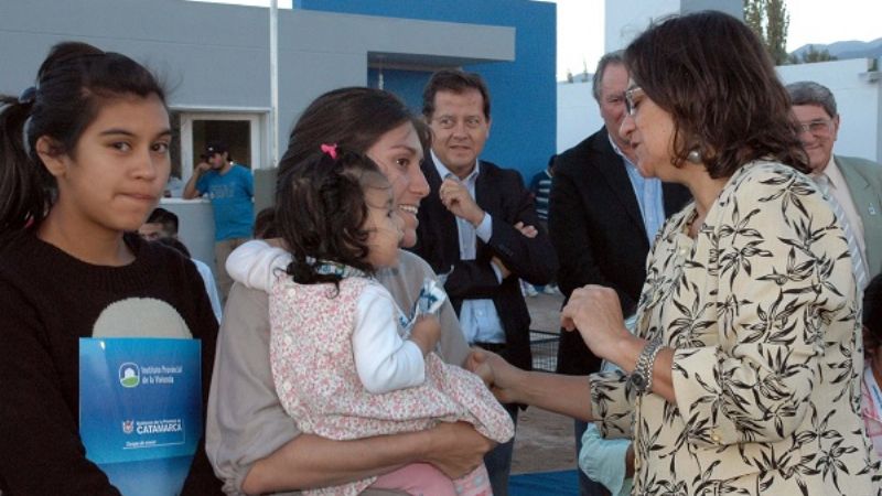 “Los más postergados empiezan a ser los primeros”, afirmó Lucía