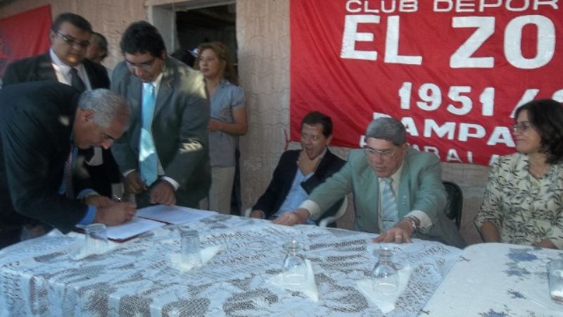 Mejoramientos a clubes de fútbol de Fiambalá