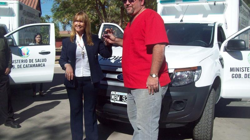 Entregaron ambulancias y equipamiento en Belén