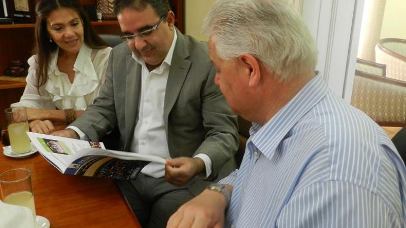 Jalil recibió a Giovanni Bertoni