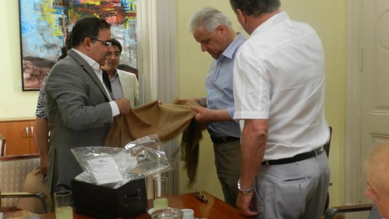 Jalil recibió a Giovanni Bertoni