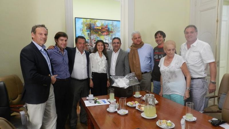 Jalil recibió a Giovanni Bertoni