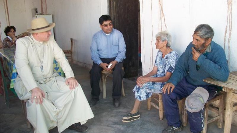El sur tinogasteño recibió al Obispo