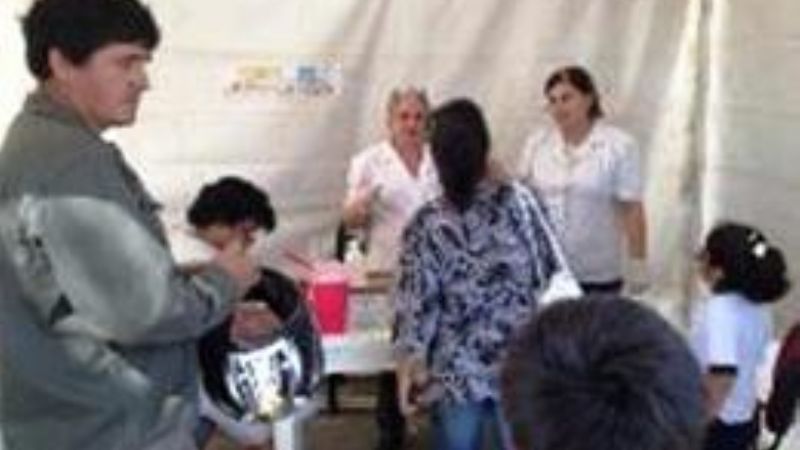 Vacunación en el Palacio Municipal