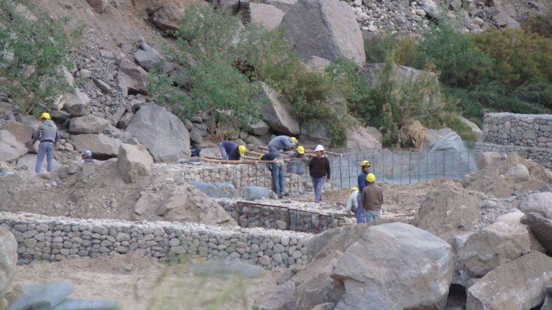 Se iniciaron obras de defensa en la Quebrada de Belén