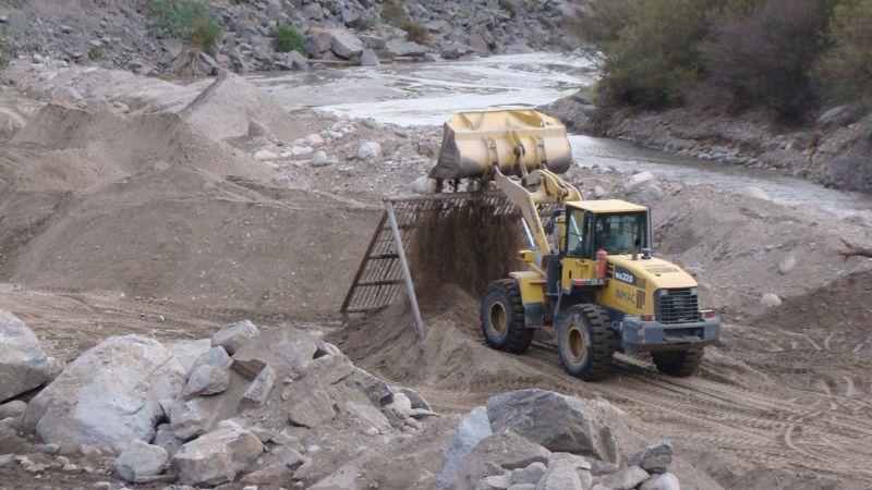 Se iniciaron obras de defensa en la Quebrada de Belén