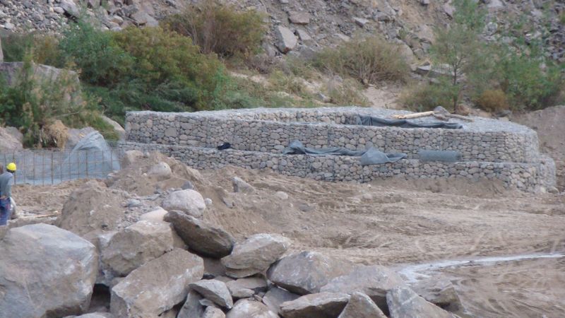 Se iniciaron obras de defensa en la Quebrada de Belén