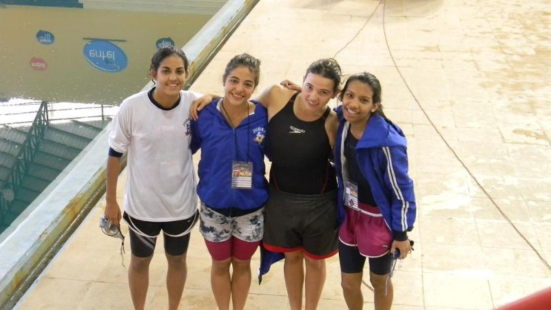 La natación cumplió, aún sin medallas