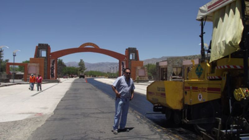 Obras en Santa María durante 2012