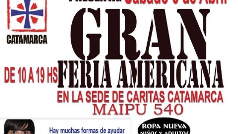 Gran feria americana con fines solidarios 