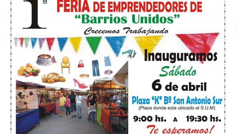 1° Feria Emprendedores de “Barrios Unidos”