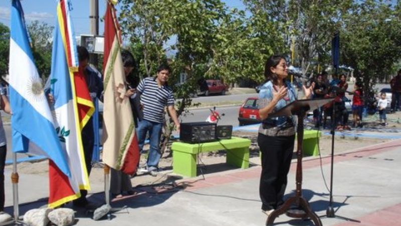 Inauguraron plazoleta con el nombre de Carlos “Matura” Nieva