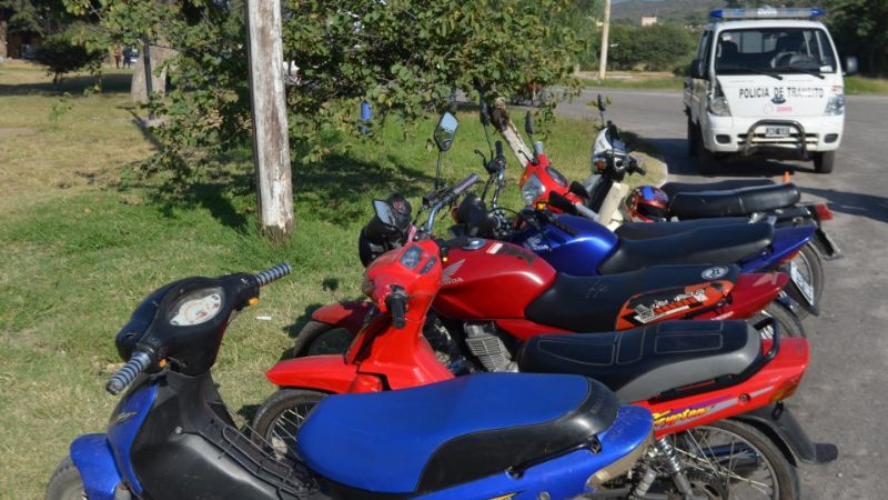 Más de 15 motos secuestradas en Valle Viejo