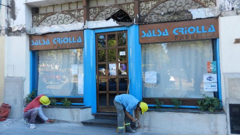 Avanza la remodelación de fachadas en el centro de la ciudad