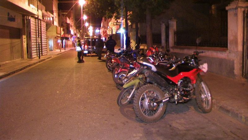 Más de 130 vehículos secuestrados este fin de semana