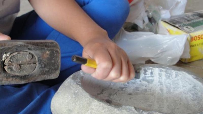 Comenzó el Taller de Tallado en Piedra