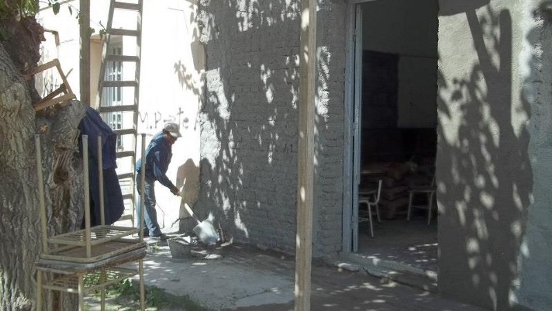 Continúan las remodelaciones en el centro de Estudiantes del IESSMa