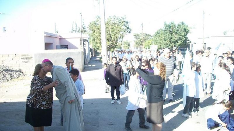 Una jornada jubilosa vivió la comunidad de La Chacarita 