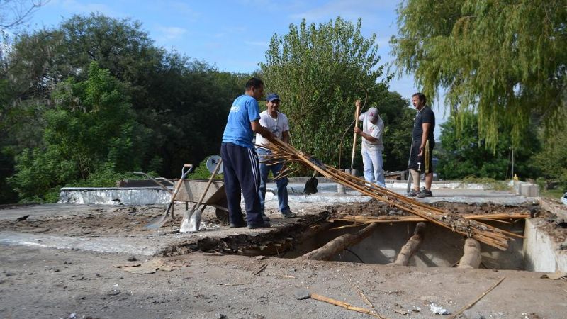 Siguen los trabajos solidarios en Valle Viejo