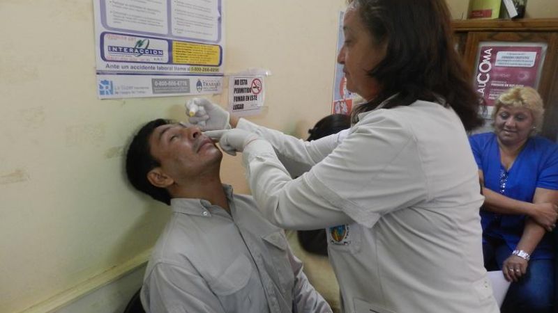 La campaña de Glaucoma detectó a 51 casos de problemas oculares