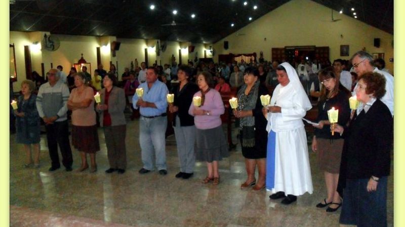 La parroquia Santa Rosa de Lima prepara el recibimiento del Obispo