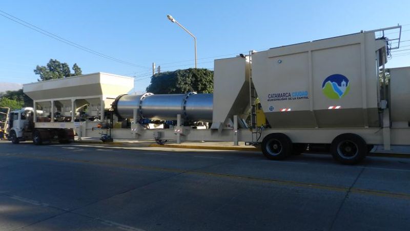 Llegó el segundo módulo de la Planta de Pavimentación