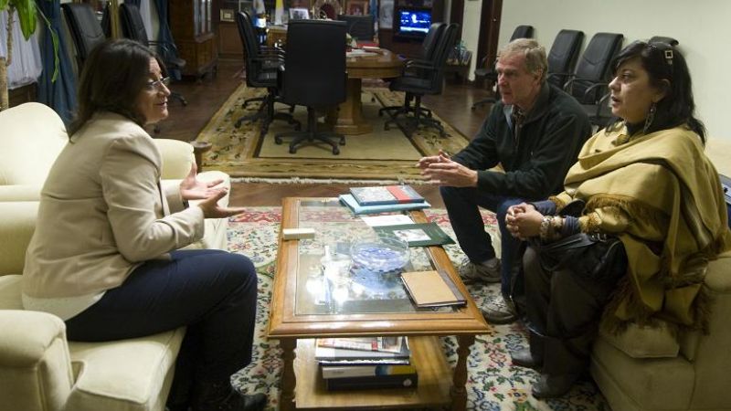 La Gobernadora recibió al Maestro Orfebre Jorge Patarca