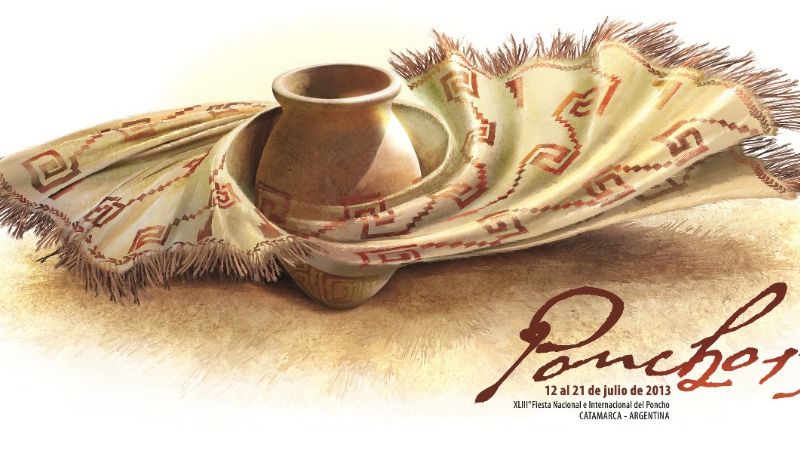 Músicos participan de la organización artística del Poncho 2013