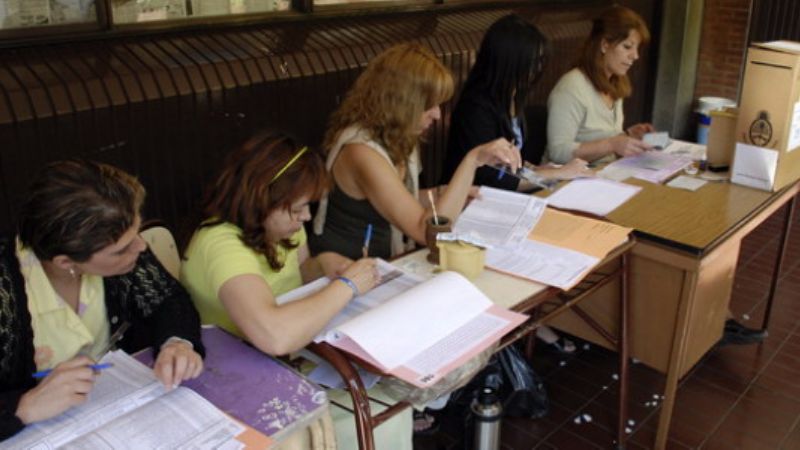 600 para autoridades de mesa en las elecciones 