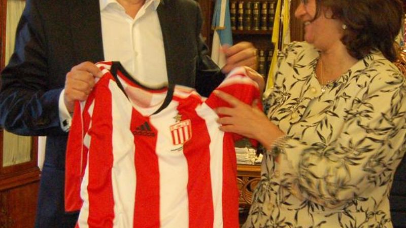 La Gobernadora recibió al presidente de Estudiantes de La Plata