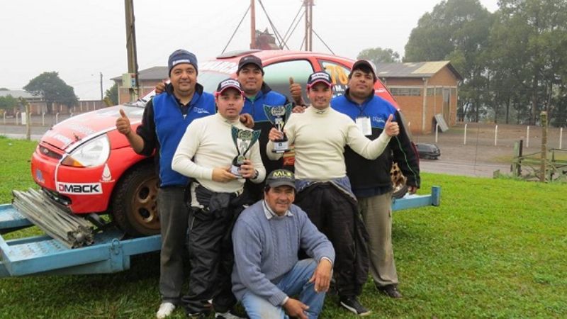 Los Lozano 2dos. por el Rally CODASUR en Brasil