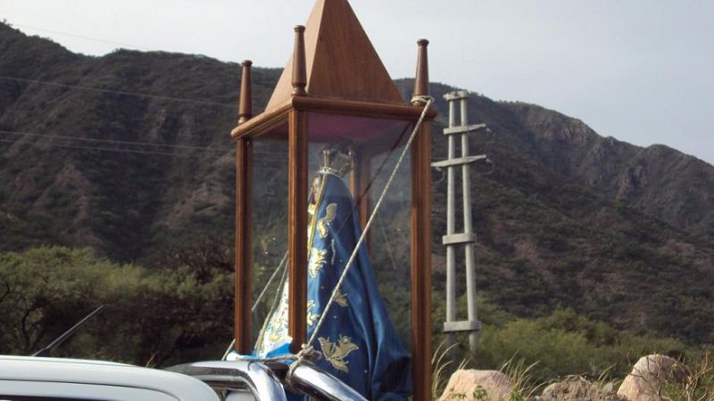 La Virgen Peregrina visitó distintas localidades de FME