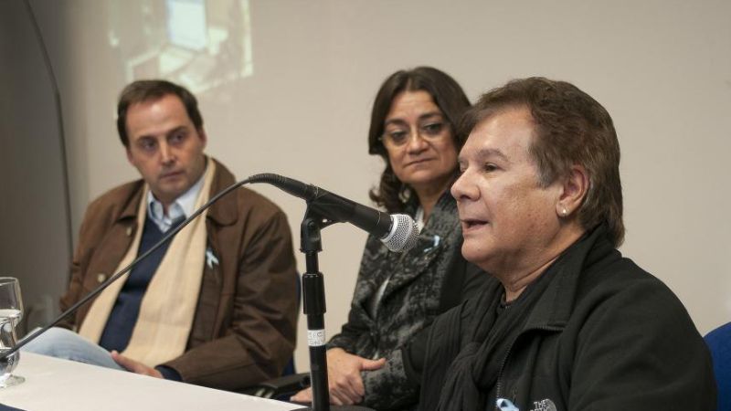 Víctor Heredia inauguró sala de grabación 