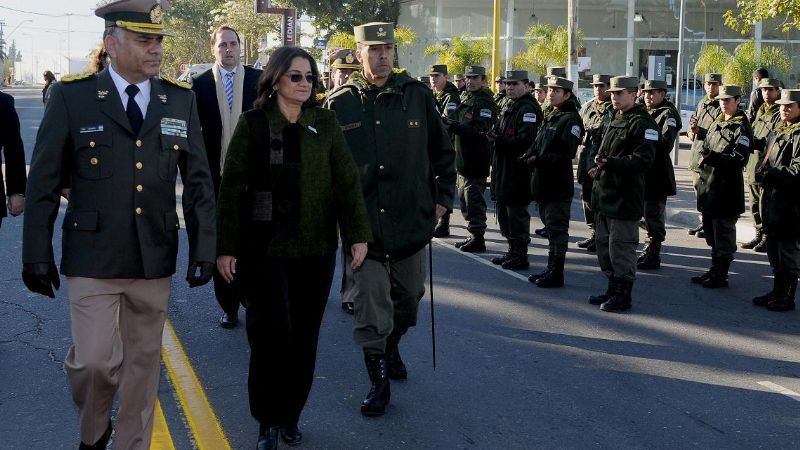 Corpacci presidió los actos por la fecha Patria