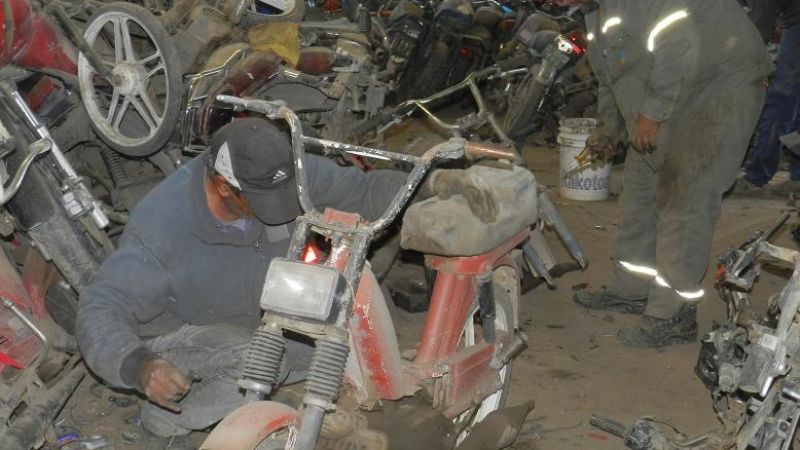 Reducción de motos del Corralón Municipal