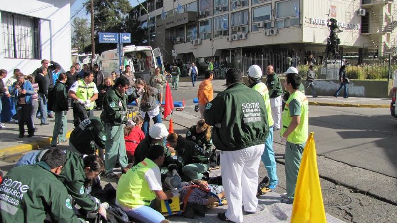 Simulacro de evacuación en la Legislatura