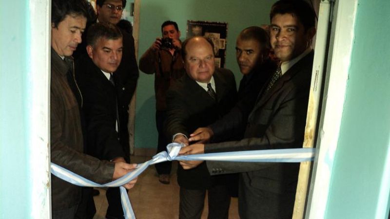 Inauguraron oficina de criminalística en Santa María