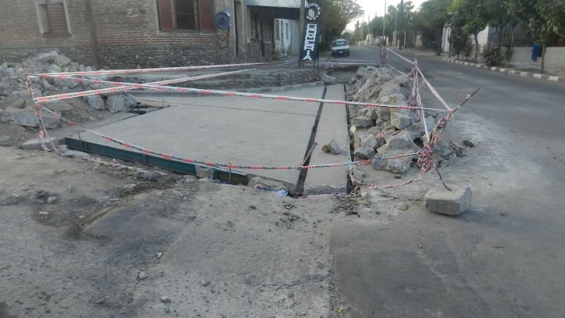 Cortes de calles programados para el fin de semana