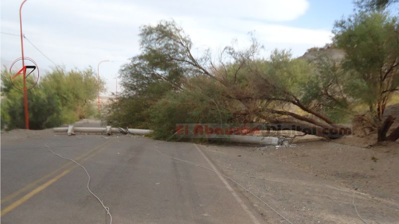 Graves destrozos en Fiambalá tras el paso del zonda