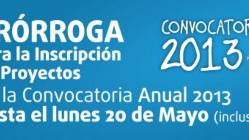 Prórroga Convocatoria Voluntariado Universitario