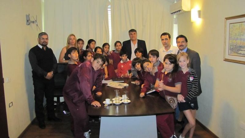 Alumnos de Saujil visitaron la Legislatura