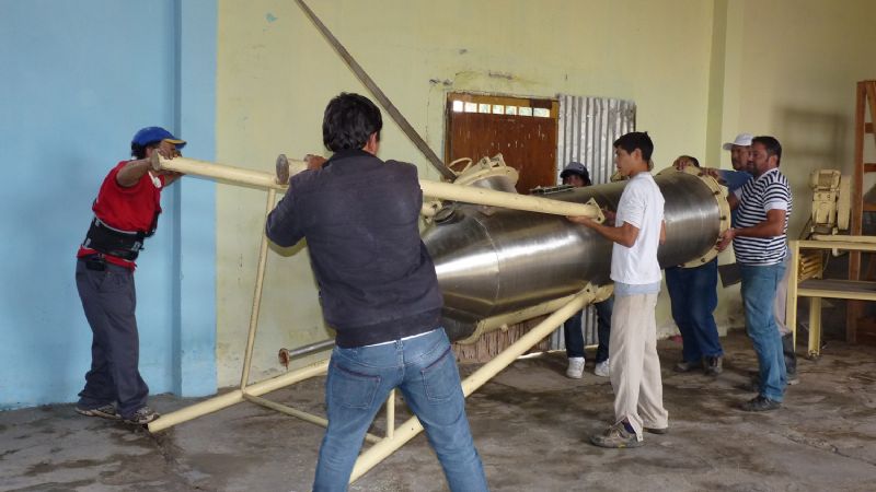 Entregaron planta procesadora de pulpa y hortalizas