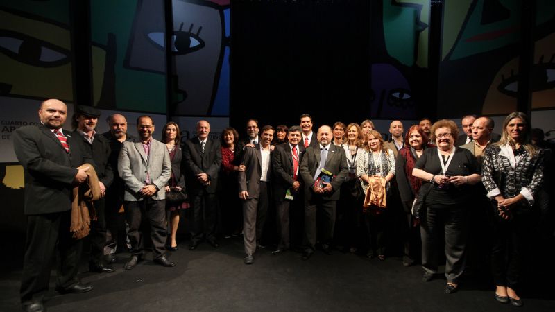 Saseta en la apertura del IV Congreso Argentino de Cultura