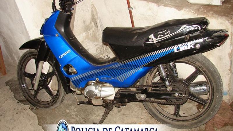 Demoran a un menor con una moto robada