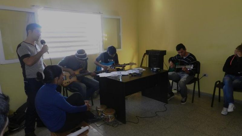 Capacitación musical en la SEPAVE “Juan Domingo Perón”